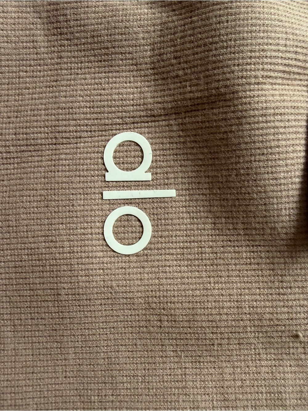 ALO Yoga Women's Ribbed Tank Top in Light Brown - Picture 2 of 3